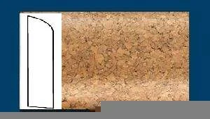 Плинтус пробковый ArtCorkDesing С 106 (Колер 8) 10х60х910 мм в Кирове