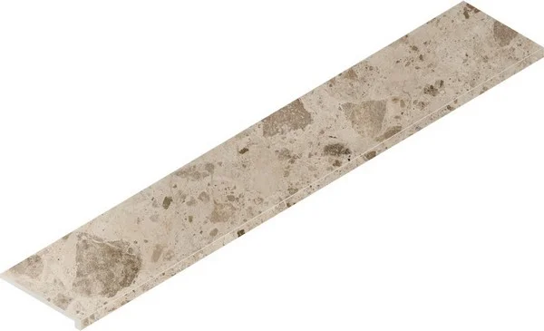 Керамогранит Italon Континуум Стоун Беж Ступень угловая правая 33х160 (Натуральная) в Кирове