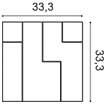 Декоративная панель Orac W102 (33.3x33.3x2.5 см) в Кирове
