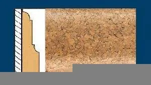 Плинтус пробковый ArtCorkDesing С 103 (Колер 8) 12х65х910 мм в Кирове