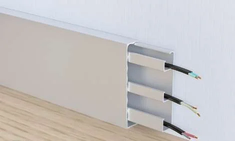 Алюминиевый плинтус Fezard Кабельный ALP-G80 Алюминий 80*15*2500 мм в Кирове