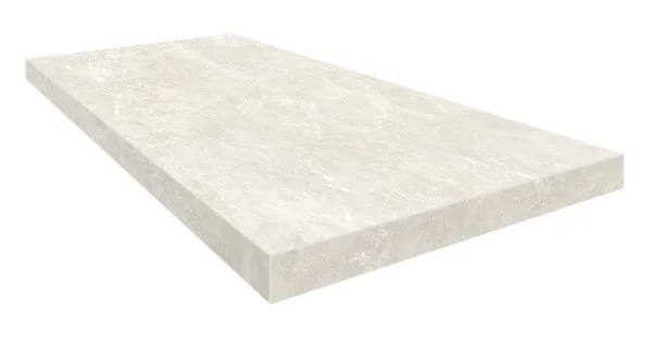 Керамогранит Coliseum Да Винчи Уайт Ступень угловая правая (Натуральный, 33х60) в Кирове