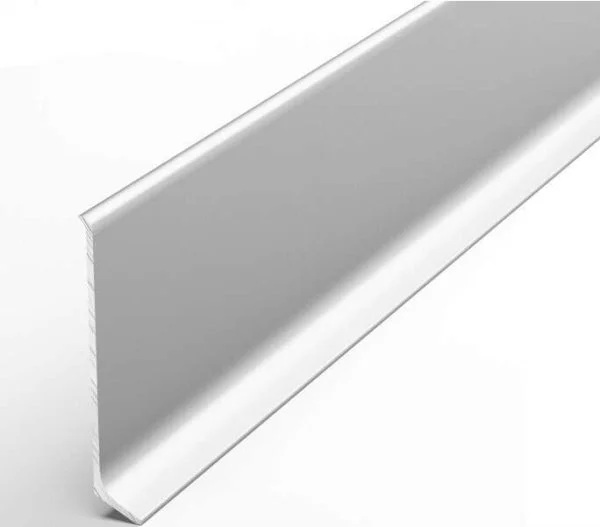 Алюминиевый плинтус Bonkeel ПЛ60 501л Серебро Люкс (58,5х11,2х2500мм) в Кирове