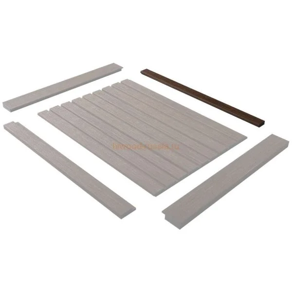 Финишный молдинг LF124B BR396 левый декорированный (31х12х2700мм) в Кирове