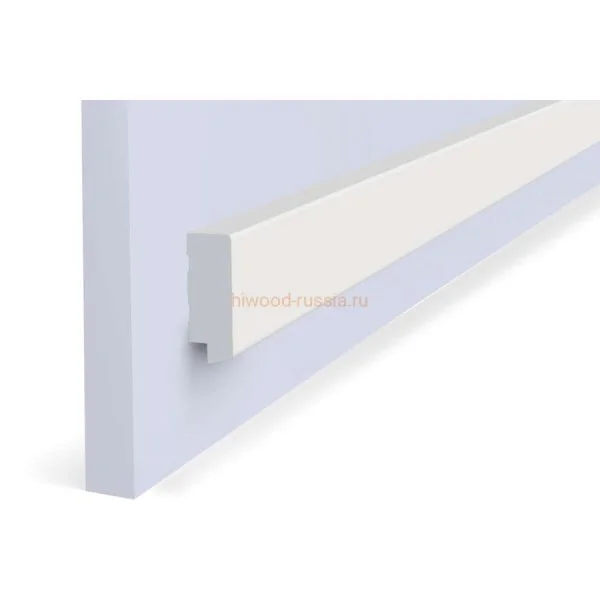Финишный молдинг LF124B NP левый белый (31х12х2700мм) в Кирове