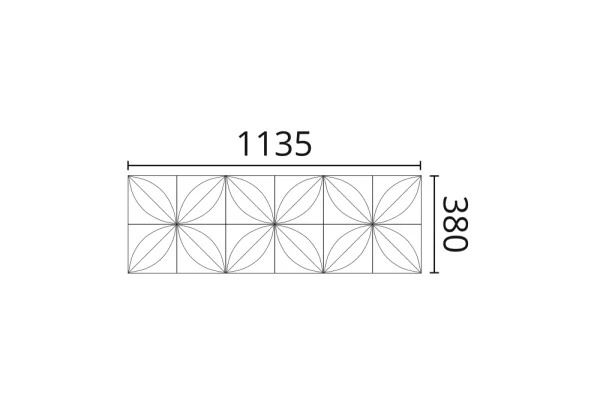 Декоративная панель NMC Arstyl Flower (113.5x38x2.8 см) в Кирове