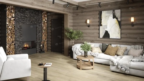 Кварц-виниловая плитка Alpine Floor Premium XL Дуб Сливочный ЕСО 7-19, 8 мм. 43 класс в Кирове