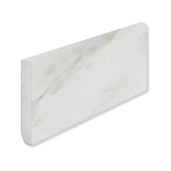 Кварцевый плинтус Fargo 6089-1 Белый Мрамор 80х11х2200 мм в Кирове