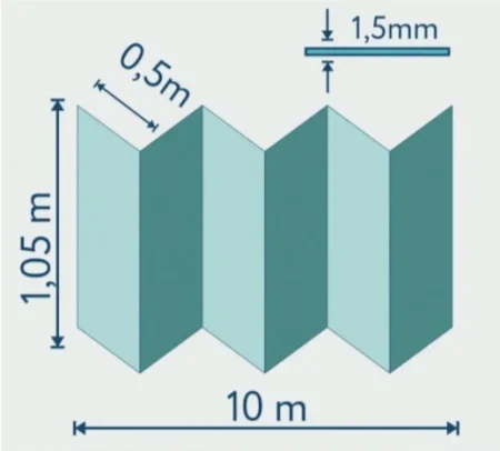 Подложка Солид 1,5мм гармошка для LVT (10.5м2) в Кирове
