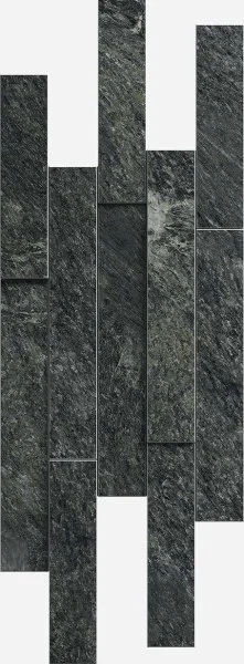 Керамогранит Italon Скайфолл Неро Брик 3D (Патинированная, 28х78) в Кирове