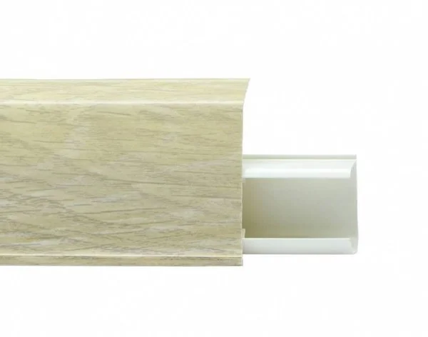 Пластиковый плинтус Royce №508 Серый Опем (55х23х2200мм) в Кирове