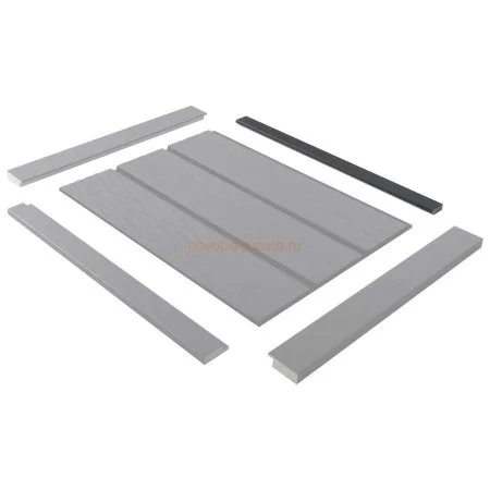 Финишный молдинг LF124B GR15K левый декорированный (31х12х2700мм) в Кирове