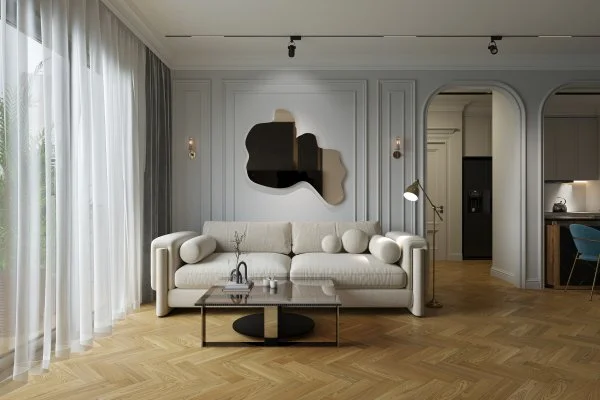 Паркетная доска Quartz Parquet Штучный паркет Вяз Кенигсберг 44-550-62 в Кирове