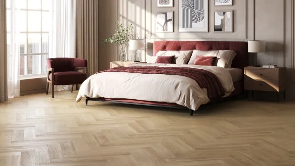 Паркетная доска Quartz Parquet Английская Ёлка Дуб Лимба 33-405 в Кирове