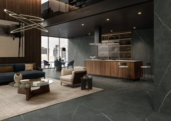 Керамогранит Italon Метрополис Империал Блэк 120х278 (Натуральная и Реттифицированная) в Кирове