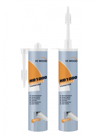 Монтажно-стыковочный клей HiWood HD1000 Белый 280 ml в Кирове