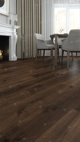 Каменно-полимерная плитка Alpine Floor Real Wood Дуб Мокка ECO 2-2, 6 мм 43 класс в Кирове