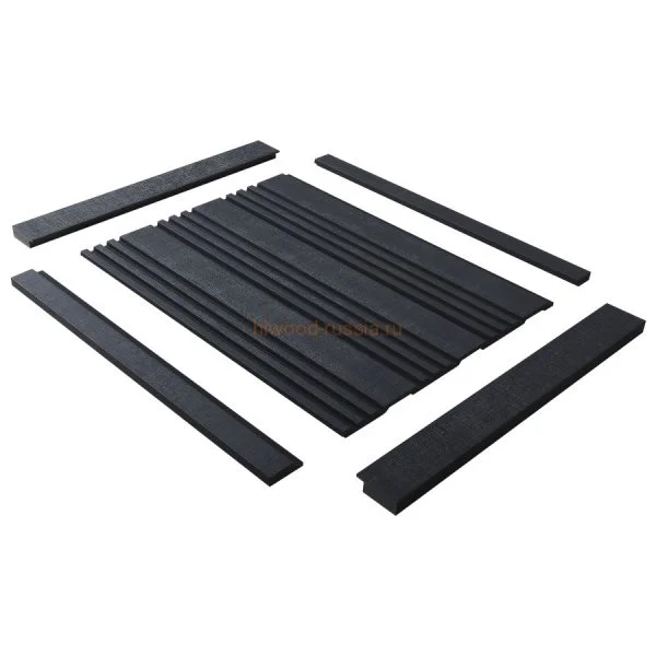 Финишный молдинг LF124B BK114K левый декорированный (31х12х2700мм) в Кирове