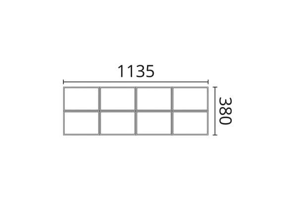 Декоративная панель NMC Arstyl Bump (113.5x38x4.3 см) в Кирове