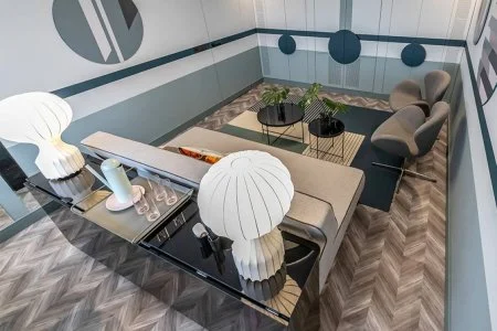 Пробковое покрытие CorkStyle Chevron Silver в Кирове