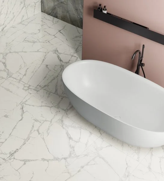 Керамогранит Italon Шарм Делюкс Инвизибл Уайт 60х120 (Паттинированная и реттифицированная) в Кирове