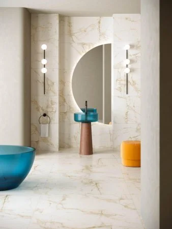 Керамогранит Coliseum Канова Уайт 60х120 (Натуральный и Реттифицированный) в Кирове