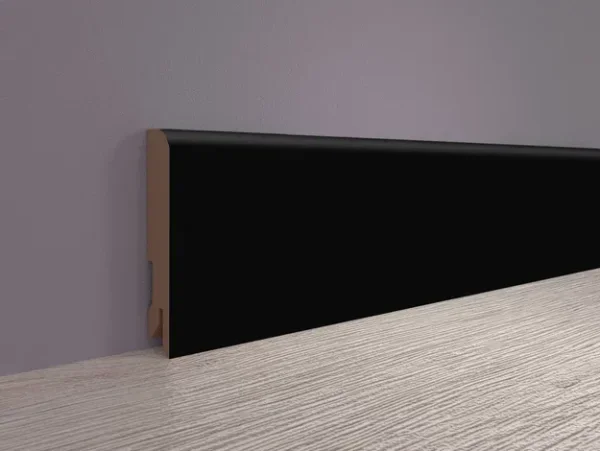 Плинтус MDF Bonkeel 24032 Чёрный Софт (100х16х2400 мм) в Кирове