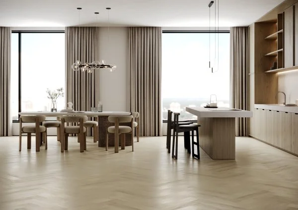 Паркетная доска Quartz Parquet Английская Ёлка Дуб Испанский 33-404 в Кирове