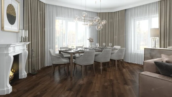 Каменно-полимерная плитка Alpine Floor Real Wood Дуб Мокка ECO 2-2, 6 мм 43 класс в Кирове