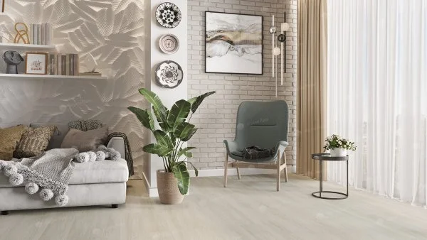 Каменно-полимерная плитка Alpine Floor Solo Plus Виваче ЕСО 14-201, 4 мм, 43 класс в Кирове