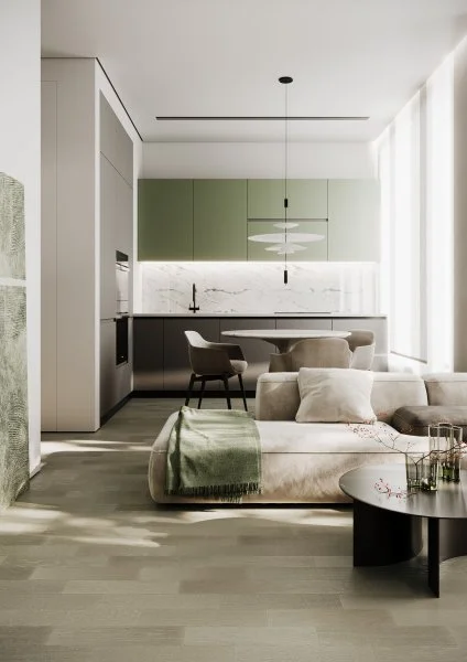 Паркетная доска Quartz Parquet Штучный паркет Дуб Лунный 44-1258-08 в Кирове