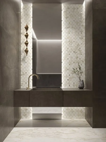 Керамогранит Italon Этернум Каррара Мозаика Вертекс 25.8х30 (Натуральная) в Кирове