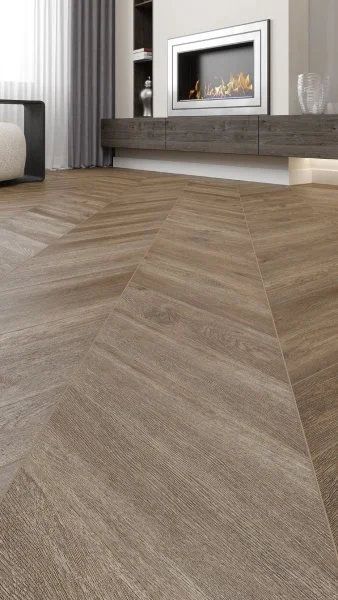 Каменно-полимерная плитка Alpine Floor Chevron Макадамия ЕСО 18-5, 5 мм, 43 класс в Кирове