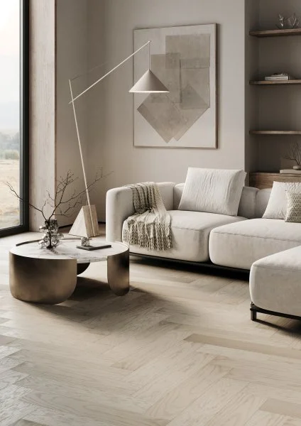 Паркетная доска Quartz Parquet Английская Ёлка Дуб Песочный 33-408 в Кирове