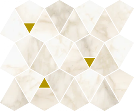 Керамогранит Italon Этернум Каррара Мозаика Вертекс 25.8х30 (Натуральная) в Кирове