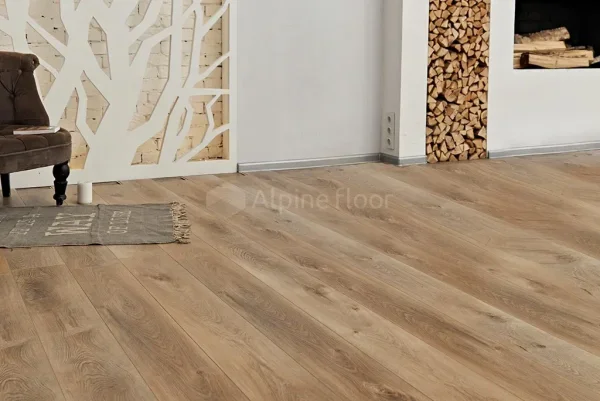 Кварц-виниловая плитка Alpine Floor Premium XL Дуб Природный Изысканный ЕСО 7-6, 8 мм. 43 класс в Кирове