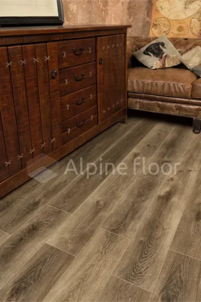 Кварц-виниловая плитка Alpine Floor Premium XL Дуб Коричневый ЕСО 7-9, 8 мм. 43 класс в Кирове