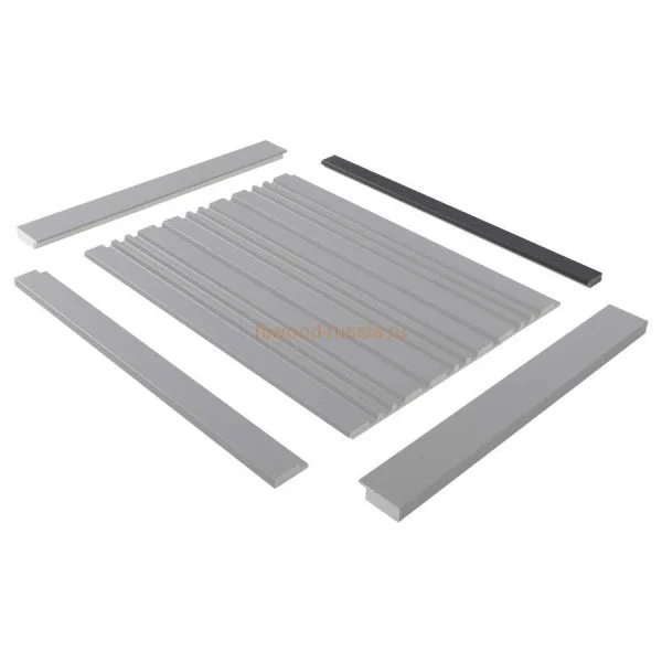 Финишный молдинг LF124B GR3 левый декорированный (31х12х2700мм) в Кирове