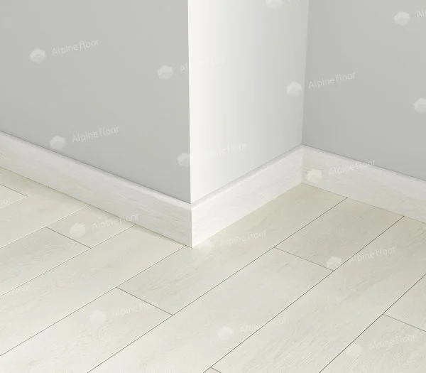 Кварцевый плинтус Alpine Floor Parquet Light 13-0 Белый в Кирове