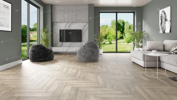Кварц-виниловая плитка Alpine Floor Parquet Дуб Натуральный Отбеленный ЕСО 16-5 2.5 мм. 43 класс в Кирове