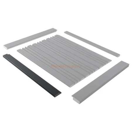 Финишный молдинг LF124A GR3 правый декорированный (42х12х2700мм) в Кирове