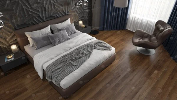 Кварц-виниловая плитка Alpine Floor Premium XL Дуб Шоколадный ЕСО 7-18, 8 мм. 43 класс в Кирове