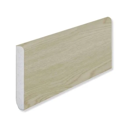 Кварцевый плинтус Fargo 18001-35 Ясень Белый 80х11х2200 мм в Кирове