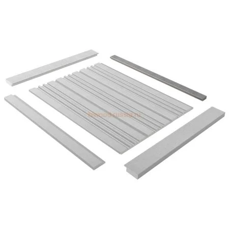 Финишный молдинг LF124B S339S левый декорированный (31х12х2700мм) в Кирове