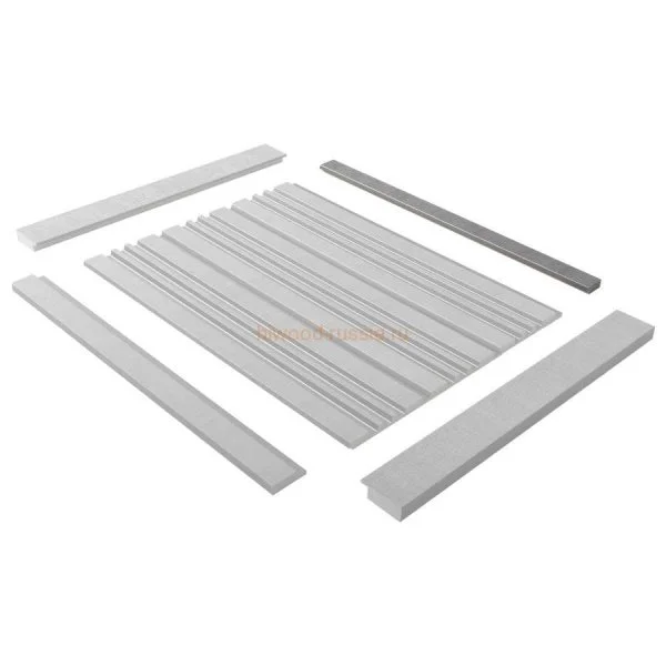 Финишный молдинг LF124B S339S левый декорированный (31х12х2700мм) в Кирове