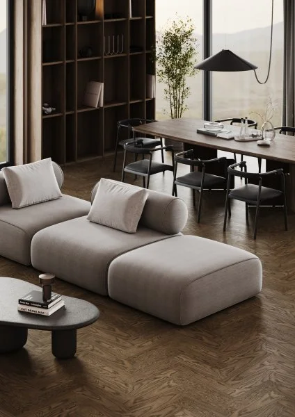 Паркетная доска Quartz Parquet Штучный паркет Дуб Брауни 44-413 в Кирове