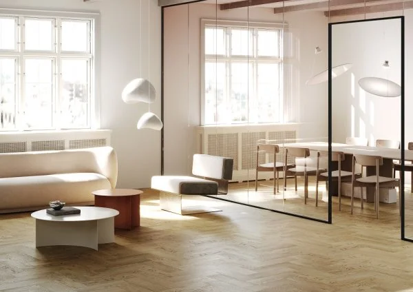 Кварц-виниловая плитка Fargo Herringbone 44-5003-4 Дуб Неаполь в Кирове