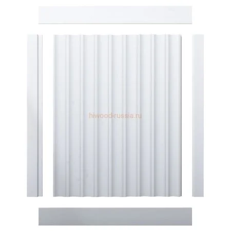 Финишный молдинг LF124A NP правый белый (42х12х2700мм) в Кирове