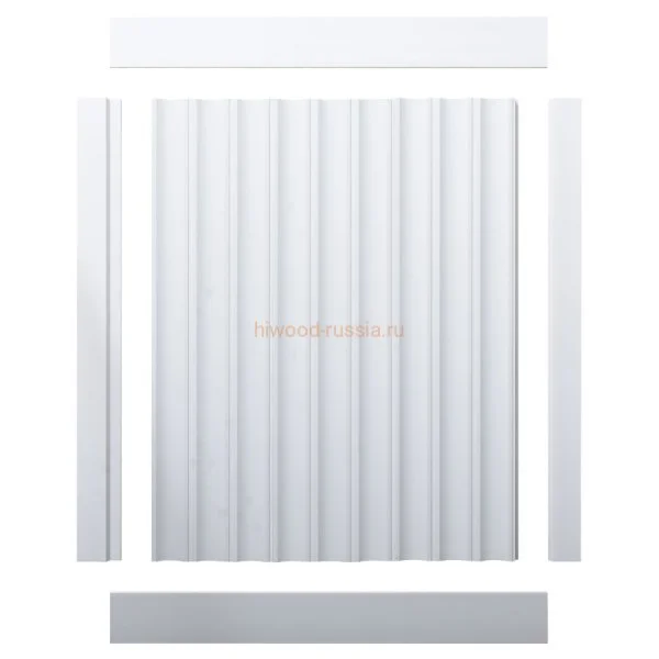 Финишный молдинг LF124A NP правый белый (42х12х2700мм) в Кирове