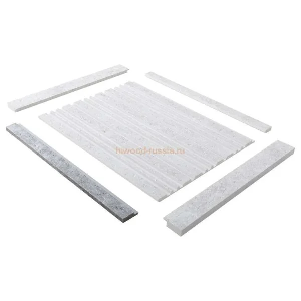 Финишный молдинг LF124A W50 правый декорированный (42х12х2700мм) в Кирове